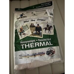 Indera Thermal Pants Mens Large 38-40 Heavyweight Raschel Knit Long Johns